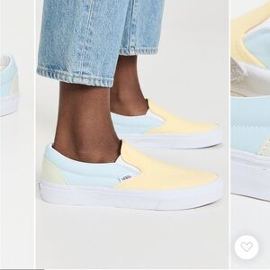 Vans, Pastel Colors, Size 8.5, NWT